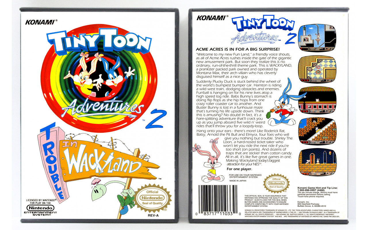 Tiny toon outlet adventures 2 nes